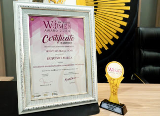 Exquisite Media CEO Lenny Marlina Tanu was Honoured with the Successful Inspiring Women Entrepreneur Award 2024