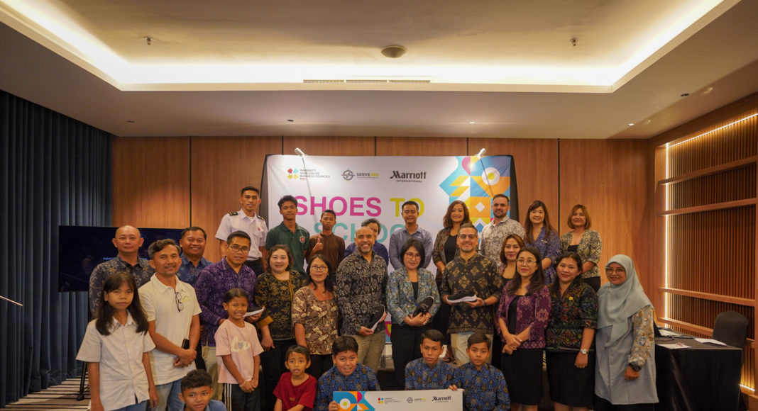 Marriott International Brings 2,750 Shoes to Schools Across the Island and Beyond Fairfield by Marriott Bali Kuta Ngurah Rai