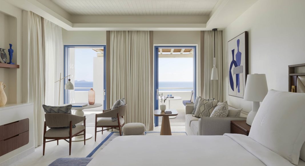 Four Seasons Hotel Mykonos Sets Sails Above the Aegean