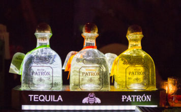 Patrón Tequila Tasting Table