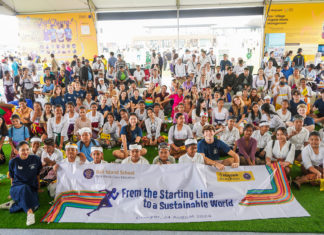 Bali Island School Champions Sustainability at Maybank Marathon Bali 2024